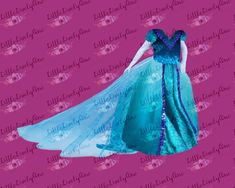 Fantasy Dress Blue, Princess Dress Fantasy, Photo Composite, Overlay Photo, Castle Background, Digital Dress, Frozen Dress, Frozen Movie, Elsa Dress