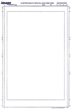 the front and back side of an image paper with measurements for each piece in it