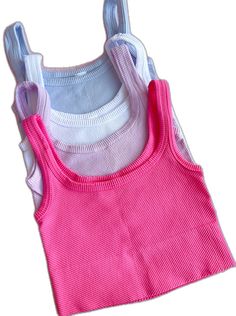 Seamless Crop Top, Pink Ocean, Cool Tanks, Closet Staples, Bubblegum Pink, Ocean Blue, Pastel Blue, Blue Ocean, Purple And Black