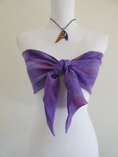 "Purple silk scarf, hair band scarf, best friend gift, hand painted hairband.  Double face scarf, entirely hand-painted, versatile to wear as a neck scarf or headband.  The scarf was painted on mixed silk and subsequently stitched, front and back of the painting on a single scarf.  Available sizes 140 x 17 cm (55 \"x 7\")                             140 x 15 cm (55 \"x 6\") would you like to see some photos of the handmade manufacturing process? Step by step: https://www.facebook.com/Icoloridellaseta/posts/2768611173220861" Purple Silk Scarf For Summer Gift, Summer Purple Silk Scarf As A Gift, Summer Gift Purple Silk Scarf, Purple Scarves As Summer Gifts, Artistic Silk Scarf For Summer, Artistic Silk Scarf As A Summer Gift, Artistic Silk Scarf As Summer Gift, Purple Bohemian Silk Scarf As Gift, Hand Painted Bohemian Silk Scarf