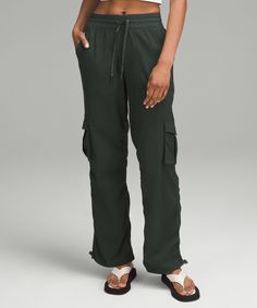 A Pocket-Forward Favourite. This New Version Of Our Dance Studio Pant Has A Roomier Fit With Added Cargo And Back Pockets For Hands-Free Storage. Designed For Casual. This New Relaxed-Fit Version Of Our Dance Studio Pant Feels Roomier Throughout The Hips And Thighs. Consider Sizing Down For A Less Relaxed Fit:full Length Intended To Sit At Ankle. Hand Pockets With Hidden Card Sleeve. Back Pockets. Cargo Pockets. Drawcord To Customize Fit. Cinchable Hems Let You Adjust The Look. | Dance Studio Re Xmas List, Card Sleeve, Joggers Womens, Cargo Pant, Cargo Pants Women, Pants Design, Dance Studio, New Version, Lululemon Women