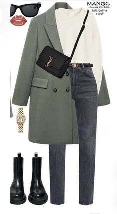 Style For 30s, Winter Fashion Capsule, Stylish Outfits 2024 Autumn, Tweed Jacket Outfit Winter, Fall Outfit Ideas Aesthetic, Cold Weather Business Outfits, Autumn Winter Fashion 2024, Dark Spring Outfits, Work Outfits With Boots