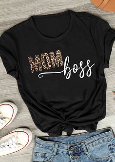 Boss Shirts, Boss T Shirt, Funny Mom Shirts, Mom Boss, Mom Shirts