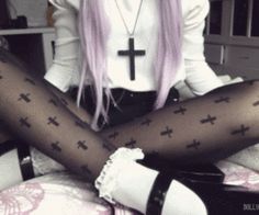 pastel goth | Tumblr Pastel Goth Pfp, Tumblr Goth, Pastel Goth Aesthetic, Scene Goth