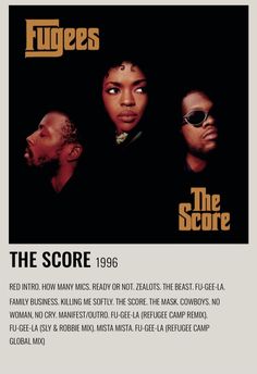 the score magazine cover with three black men