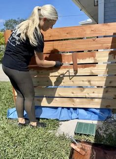 DIY Garbage Can Enclosure with Paver Base — Ashley French Can Storage