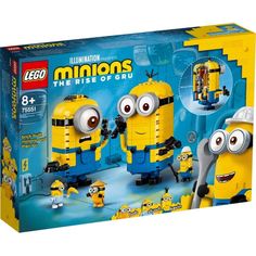 the lego minion set is in its box