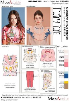 Kidswear Trends, Kidswear Girls, 2025 Trends, Fashion Trend Board, Trends 2025, Fashion Trend Forecast, Fashion Snoops, Trend Forecast