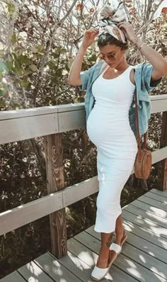 Casual Summer Pregnancy Outfits, Maternity Casual