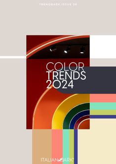 the color trend is shown in this brochure