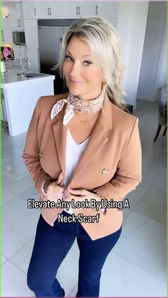 ✨✨✨How to tie a cute neck scarf for Spring or Summer. This one is incredibly simple and cute. Would you wear it? 
#howtowearit #fashionhacks 
#fashiontricks #trythishack #styletrick #stylehack #lifeandstylej #midelifestyle #everydaystyle #reelsvideo
How to style , easy outfit , style hacks , everyday outfit , fall trends , casual chic outfit , minimal outfit , workwear , classic outfit , mom outfit , how to dress young , chic outfit Chic Ways To Wear A Scarf, How To Neck Scarf, Small Neck Scarf Outfit, How To Fold A Neck Scarf, How To Wear A Neck Scarf Style, Modern Scarf Styles, Tying Neck Scarf, Tie Bandana Around Neck, How To Style A Neck Scarf