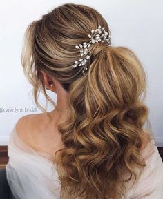 Wedding Ponytail Hairstyles, Wedding Ponytail, Pearl Hair Pin, Bridal Hair Pins Pearl, Hair Pins Bridal, Bridal Hair Combs Pearl, Bridesmaids Hair, Updo Wedding