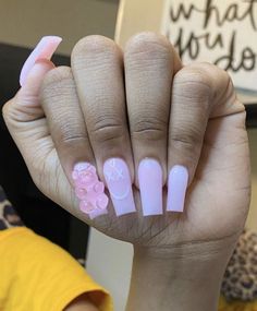 Baddie Acrylic Nails Medium Length, Gummy Bear Nails Short, Color Acrylic Nail Designs, Dope Short Nail Designs, Nail Options, Freestyle Nails, Ombre Acrylic, Business Nails, Nails Nude