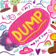 an image of a bunch of doodles with the word dmr on it