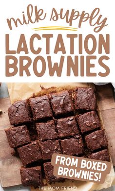 Milk supply lactation brownies. Boxed Brownies, Breastfeeding Nutrition, Milk Production Breastfeeding