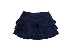 Editor's Notes  Perfect for summer layered frill skirt in navy blue. Elasticated waist band. Embroidered Ralph logo on right side. Belt loops. 100% Cotton. Machine washable.  This item comes up true to size. For more information see our Size Guide Pre-Loved items are carefully selected to be in prime condition. Garment Navy Blue Clothes, Christmas List Items, Ralph Lauren Clothes, Blue Ruffle Skirt, Navy Clothes, Dark Blue Skirt, Ralph Lauren Skirt, Clothes Skirts, Skirt Aesthetic