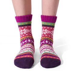 Complete Festive Set: This women’s winter socks set includes 5 pairs of Christmas socks, perfect for adding a touch of holiday charm to your wardrobe. The socks are designed to fit all women comfortably, making it easy to share and enjoy during the holiday season.Exquisite Design: These socks feature a classic Nordic pattern with geometric and abstract graphics, combined with a compatible color palette, adding a unique and eye-catching touch to your outfit. The low-cut silhouette ensures a comfo Cabin Socks, Abstract Graphics, Winter Socks, Christmas Socks, Sock Gifts, Soft Wool, Exquisite Design, Socks Women, Crew Socks