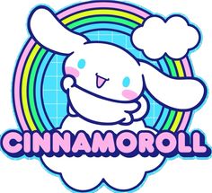 a cartoon character with the word cinnamoroll on it