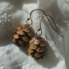 Pinecone Earrings, Boho Earring, Rustic Boho, Funky Jewelry, Earring Jewelry, Pretty Jewellery, Cute Jewelry, Boho Earrings, Diy Jewelry