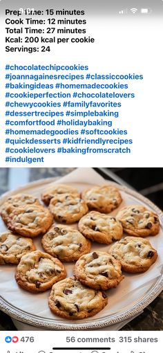 an image of cookies on a plate with the caption'cook times'13 minutes each