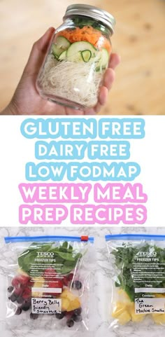 Weekly Meal Prep Recipes: Breakfast, Lunch & Dinner (Gluten Free, Low FODMAP, Dairy Free) Meal Prep Recipes Breakfast, Weekly Meal Prep Recipes, Gluten Free Low Fodmap, Dinner Gluten Free, Egg And Grapefruit Diet, Low Fodmap Diet Recipes, Ibs Diet