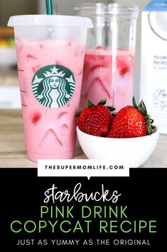 starbucks pink drink copycat recipe just as yummy as the original