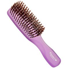 Great Hairbrush handbag size. Good for travel, office or car. Dimensional Design Dual-length Rounded tip bristles. Super soft and flexible ball tipped nylon bristle. Gentle Touch scalp brush and massager detangles while stimulating promoting shiny, healthy hair. Perfect short hair mens hair brush. For sensitive scalps. Glides through hair effortlessly releasing natural oil. The bristles are gentle on the hair as well as soft on the scalp. Comfortable for mens, womens and children. Ionic charge a Mens Hair Brush, Baby Grooming, Scalp Brushing, Neon Hair, Scalp Massager, Detangling Brush, Sensitive Scalp, Wet Brush, Grooming Routine