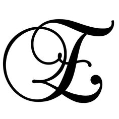 the letter e is made up of swirly lines and letters that appear to be intertwined