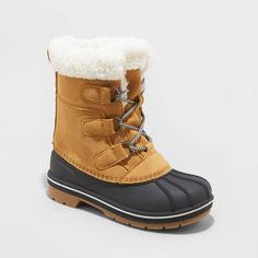 Kids' Kit Lace-up Winter Boots - Cat & Jack™ : Target Insulated Winter Boots, Charlotte Eleanor, Toddler Winter Boots, Bunny Shoes, Toddler Rain Boots, Toddler Sandals Girl, Girls Snow Boots, Kids Snow Boots, Winter Fashion Boots