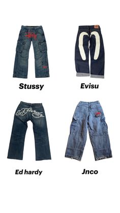 Baggy Jeans, Jeans Brands, Different Styles, White