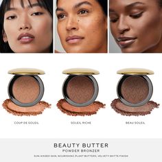 Clean, matte bronzer delivers a just-in-from-the-beach kiss of color. A buttery blend of nourishing ingredients helps boost hydration while innovative pigment technology protects from environmental stressors. Rich and natural terracotta tones leave skin looking healthy with an outdoorsy glow. Shimmer free. No parabens, no PEGs, no phthalates. No animal testing. Size: 0.28 oz Butter Powder, Westman Atelier, Hair Dryness, Butter Bronzer, Powder Bronzer, Shea Butter Body Shop, Oil Body Wash, Skincare Benefits, Skin Hyperpigmentation