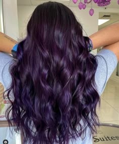 Violet Hair Colors, Purple Ombre Hair, Dyed Hair Purple