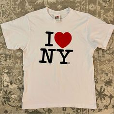 I Heart Ny Tee. Never Worn. Smoke Free Pet Free Home. I Love Tee Shirt, I Heart Nyc Shirt Outfit, I Love Ny T Shirt, I Heart Shirts Aesthetic, I ❤️ Shirt, Graphic Tees Thrift, I Love Tshirt Designs, I Love New York Shirt Outfit, I Heart Nyc Shirt