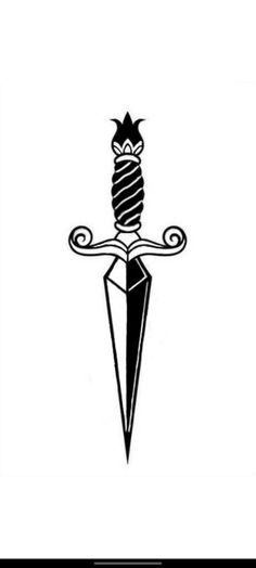 Dagger Tattoo Men, Old School Dagger Tattoo, Tatto Old Scold, American Traditional Dagger Tattoo, Dagger Tattoo Design, Blackwork Flash, Greece Tattoo, Traditional Dagger Tattoo, Hahaha Joker