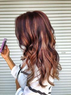 High lights and low lights Dimensional Brunette, Fall Hair Color, Hair Envy, Beach Waves, Hair Skin, Blonde Highlights