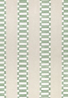 a white and green striped wallpaper with vertical stripes