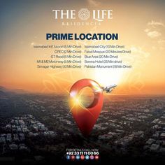 an advertisement for the upcoming prime location