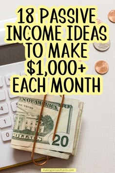 Make More Money Ideas, How To Earn Extra Income, How To Earn Passive Income, Passive Income Canada, Make And Sell Ideas Extra Money, Best Ways To Earn Money From Home, How To Earn More Money, At Home Money Making Ideas, How To Earn Extra Money