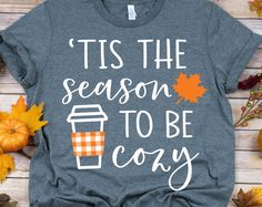 Fall Shirts Vinyl, Fall Tshirt Designs, Funny Fall, Svg Thanksgiving, Thanksgiving Pumpkin, Autumn T Shirts, Fall Tee, Cricut Creations