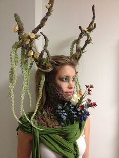 Dryad by Vor-Wrath Wood Elf Costume, Dryad Costume, Tree Costume, Fairy Festival, Elf Costume, Queen Costume, Forest Spirit