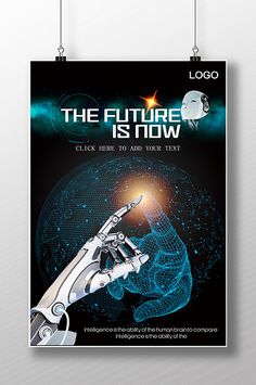 the future is now poster design