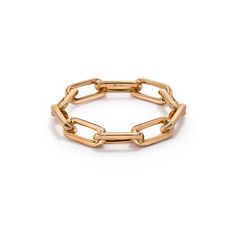 Style #: R012-RG | R012-YG DESCRIPTIONSaxon 18K Gold Thin Chain Link Ring  DETAILS Ring measures 3.25mm WChain links are NOT flexibleRing runs true to size Chain Link Ring, Link Ring, 18k Gold Chain, Linking Rings, Rose Gold Chain, Diamond Bar, Detailed Ring, Wide Rings, Business Partner