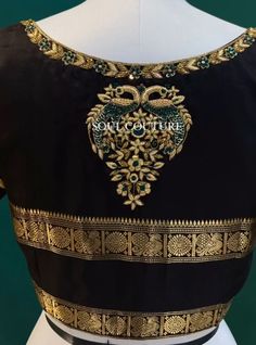 Aari Work Blouse Aari Work Blouse Wedding, Blouse Works, Blouse Designs High Neck, Latest Bridal Blouse Designs, Best Blouse Designs, Simple Work, New Saree Blouse Designs, Wedding Saree Blouse Designs, Traditional Blouse Designs