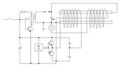 an electrical circuit diagram with two different types of wires