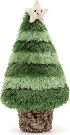 Jellycat 1 - PLUSH - F - $10 to $50 Amuseable Nordic Spruce Christmas Tree Little Disney Stockings, Spruce Christmas Tree, Green Fur, Baby Doll Accessories, Disney Toys, Baby Disney, Top Gifts, Imaginative Play, Winter Day