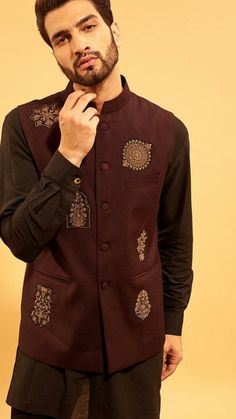 Embroidered Sherwani, Kurta Men, Wedding Sherwani, Nehru Jacket, Digital Print Fabric, Kurta Designs, Jodhpur