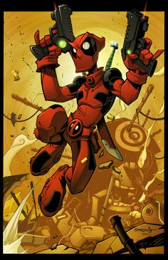 Justice Marvel, Deadpool Illustration, Comics Art, Comic Book Artists, Superhero Art