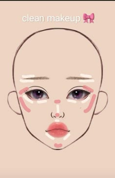 Makeup Guide Face, Makeup Ideas For School, Makeup Ideas Step By Step, Flawless Makeup Tutorial, Makeup Template, Makeup Routine Guide, Bentuk Alis, Drag Make-up