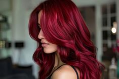 Blackberry Hair, Red Hairstyle, Natural Brunette, Raspberry Wine