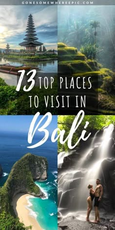 the top places to visit in bali